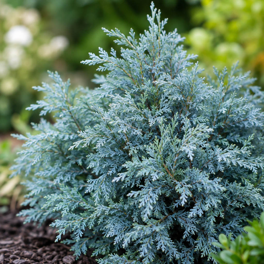 Blue Feathers False Cypress (Chamaecyparis obtusa 'Blue Feathers')