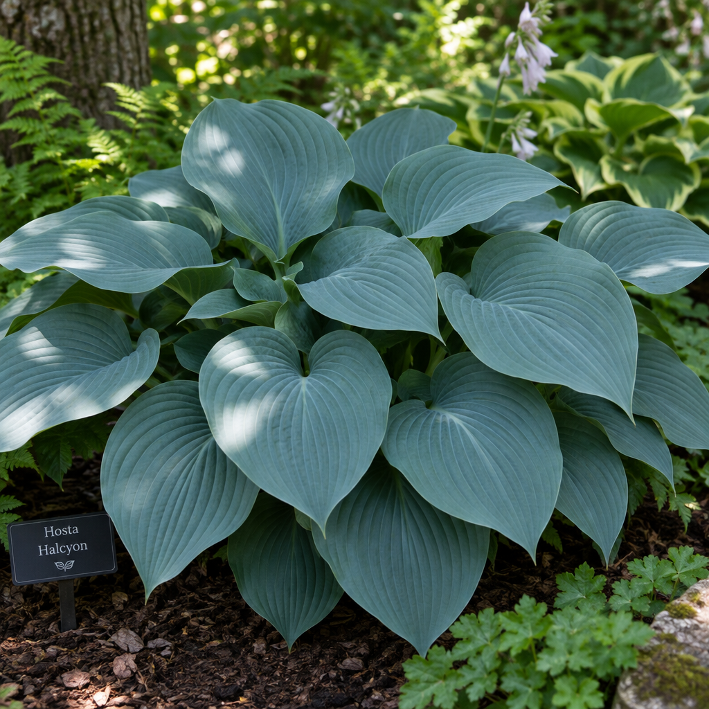 Halcyon Hosta (Hosta tardiana 'Halcyon')