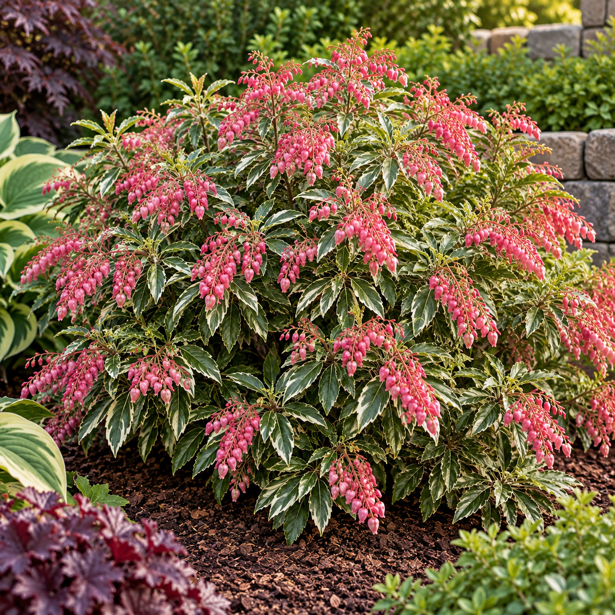 Passion Frost Japanese Andromeda (Pieris japonica Passion Frost)