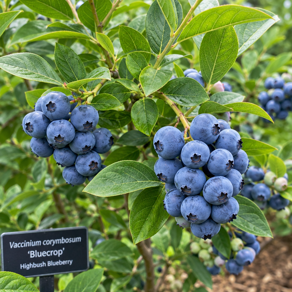Bluecrop Highbush Blueberry (Vaccinium corymbosum 'Bluecrop')