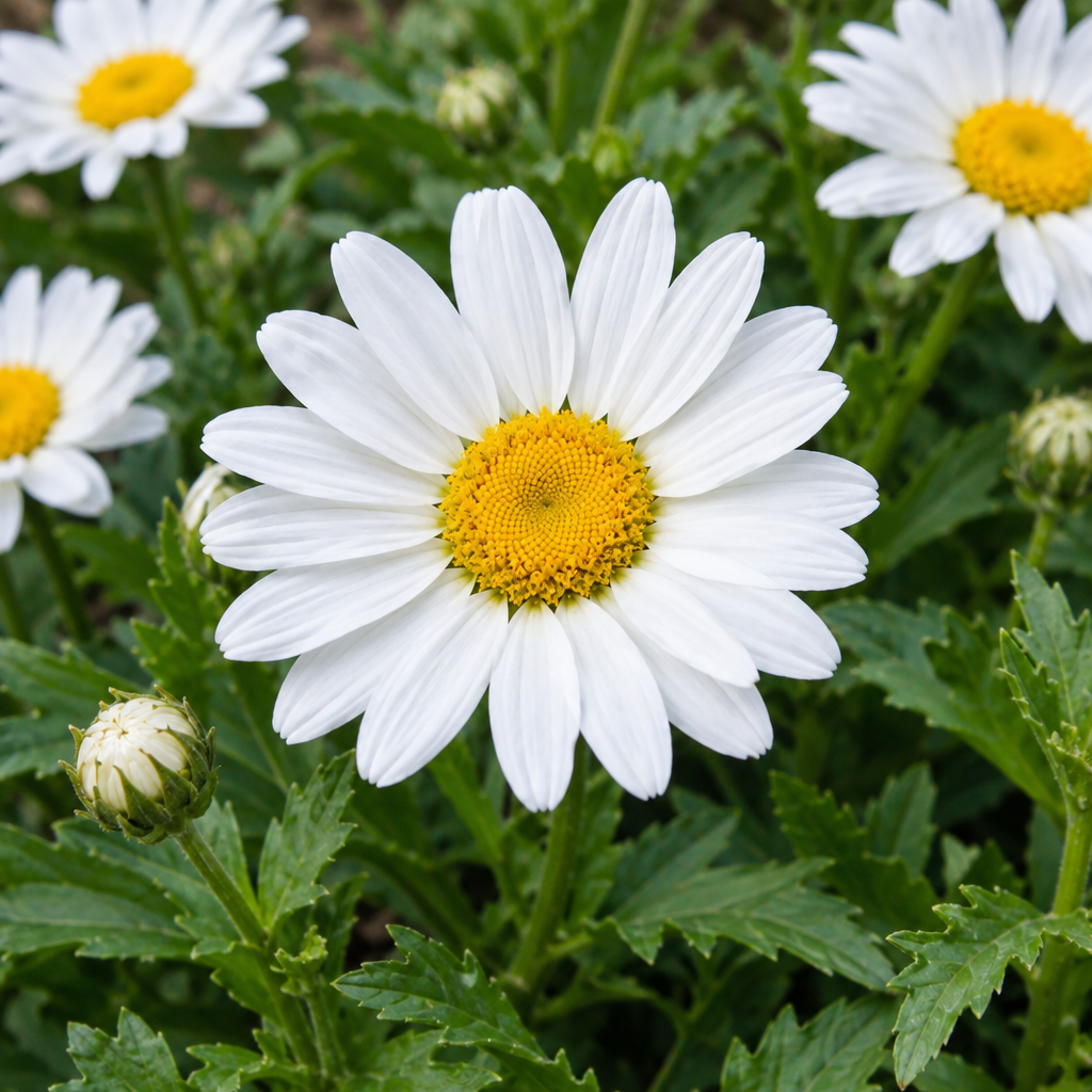 Montauk Daisy (Nipponanthemum nipponicum)